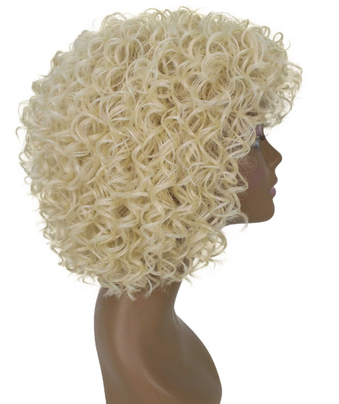 Gabrielle Light Blonde Curly Afro Full Wig