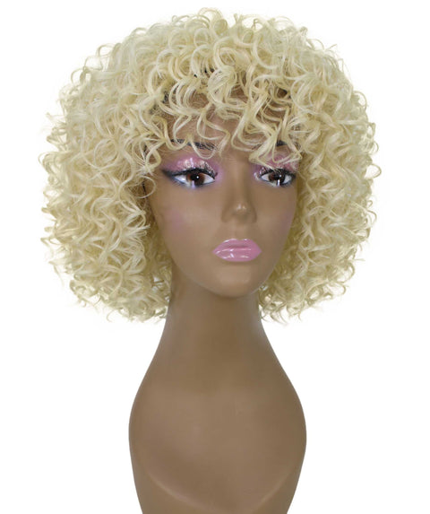 Gabrielle Light Blonde Curly Afro Full Wig