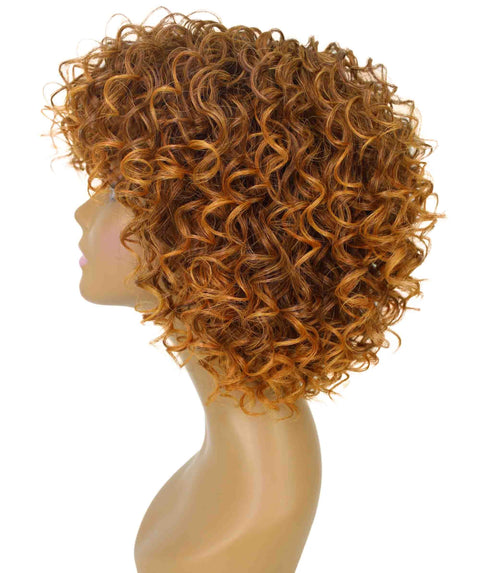 Gabrielle Copper Curly Afro Full Wig