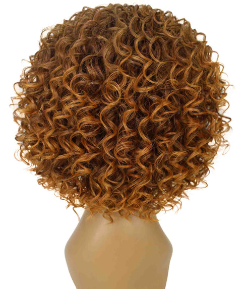Gabrielle Copper Curly Afro Full Wig