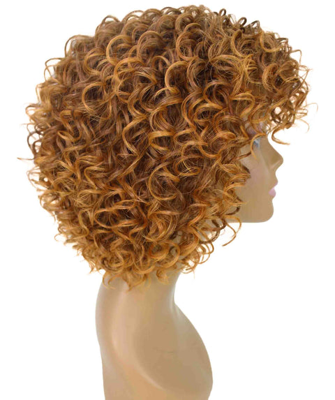 Gabrielle Copper Curly Afro Full Wig