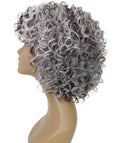 Gabrielle Charcoal Gray Curly Afro Full Wig