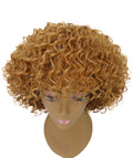 Gabrielle Auburn Brown with Chestnut Blend Curly Afro Full Wig
