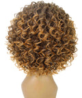 Gabrielle Dark Brown with Golden Curly Afro Full Wig