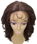Kiara Medium Brown Middle parted Wavy Lace Wig