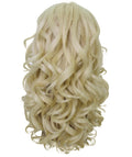 Kiara Light Blonde Middle parted Wavy Lace Wig