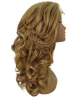 Kiara Blonde Blend Middle parted Wavy Lace Wig