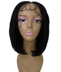 Tiara Black Cornrow Braided Wig
