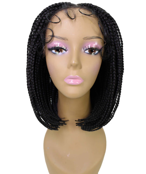 Tiara Natural Black Cornrow Braided Wig