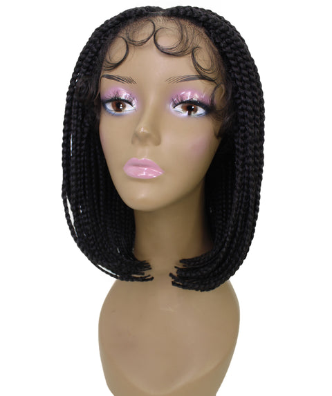 Tiara Dark Brown Cornrow Braided Wig