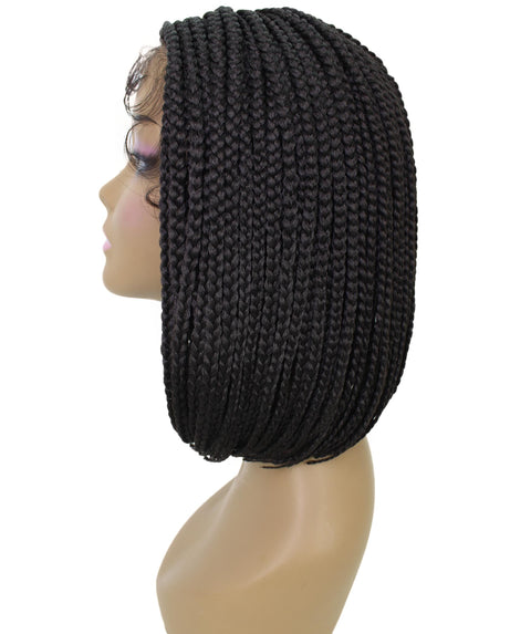 Tiara Dark Brown Cornrow Braided Wig
