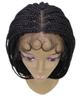 Tiara Dark Brown Cornrow Braided Wig