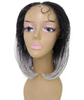 Tiara Grey Cornrow Braided Wig