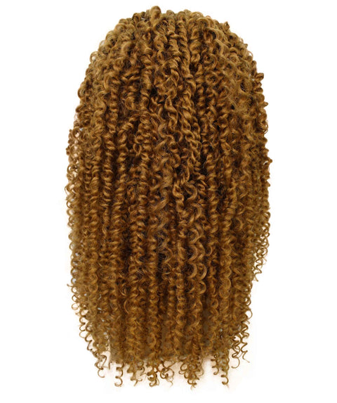 Tierra  Golden Blonde Twisted Braids Lace Wig