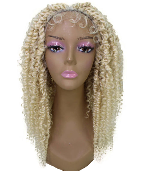 Tierra  Light Blonde Twisted Braids Lace Wig