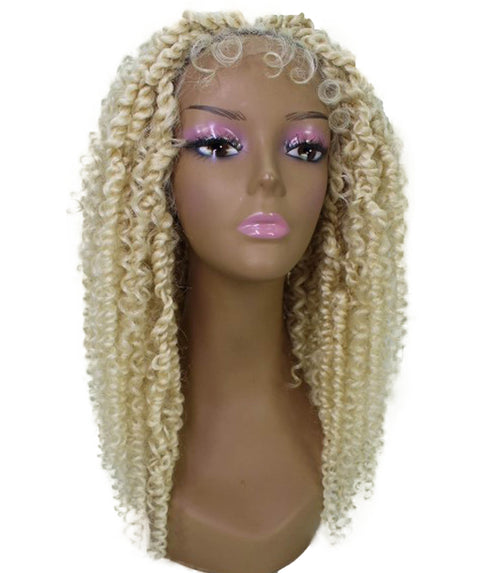 Tierra  Light Blonde Twisted Braids Lace Wig