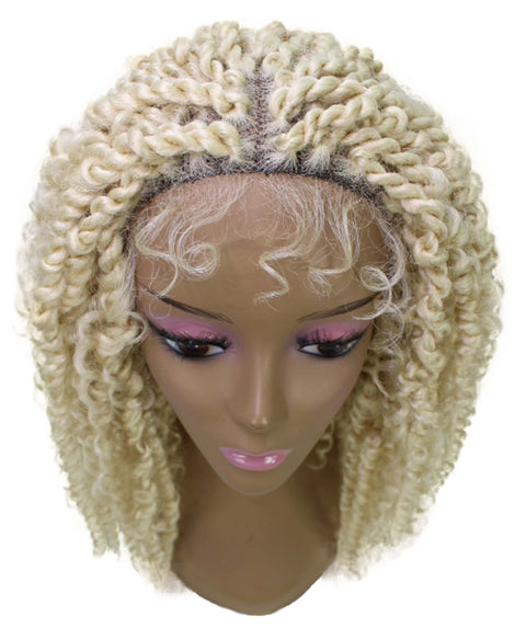Tierra  Light Blonde Twisted Braids Lace Wig