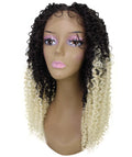 Tierra  Blonde Ombre Twisted Braids Lace Wig