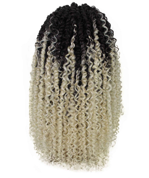 Tierra  Blonde Ombre Twisted Braids Lace Wig