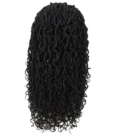 Diamond Natural Black Locs Lace Wig