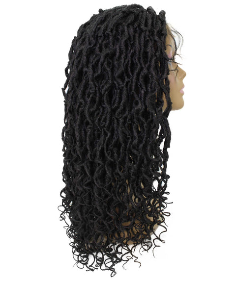 Diamond Natural Black Locs Lace Wig