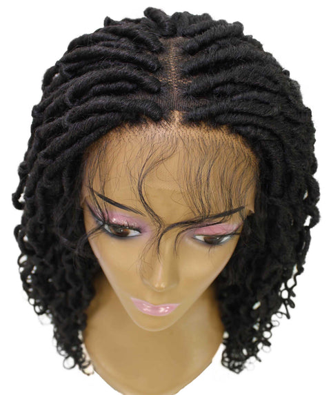 Diamond Natural Black Locs Lace Wig