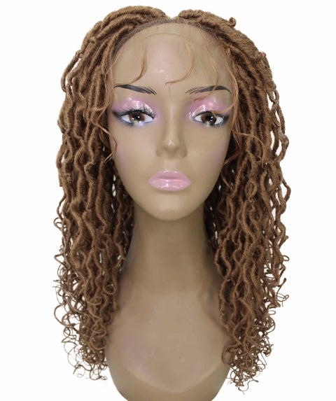 Diamond Golden Blonde Locs Lace Wig