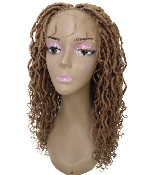 Diamond Golden Blonde Locs Lace Wig