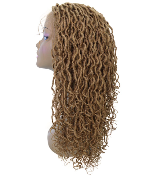 Diamond Golden Blonde Locs Lace Wig