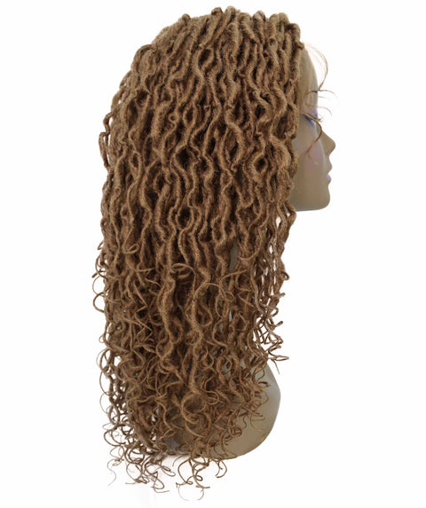 Diamond Golden Blonde Locs Lace Wig