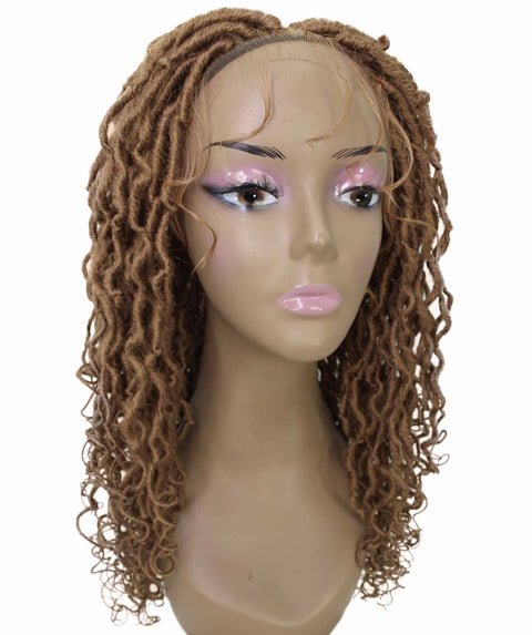 Diamond Golden Blonde Locs Lace Wig