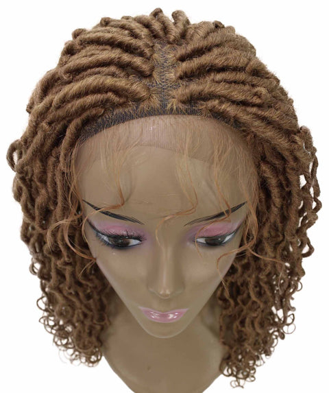 Diamond Golden Blonde Locs Lace Wig