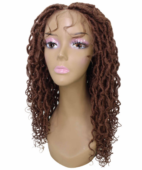 Diamond Copper Blonde Locs Lace Wig