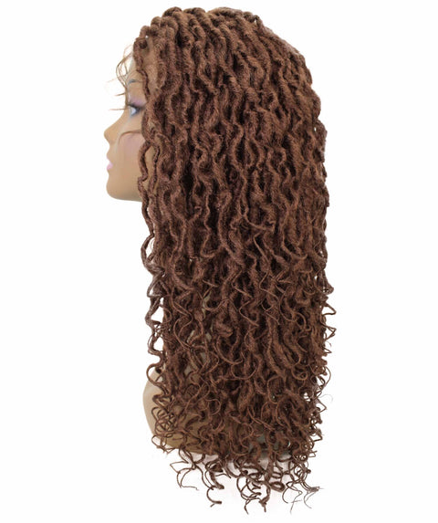 Diamond Copper Blonde Locs Lace Wig