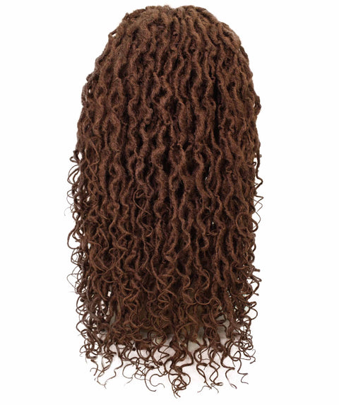 Diamond Copper Blonde Locs Lace Wig