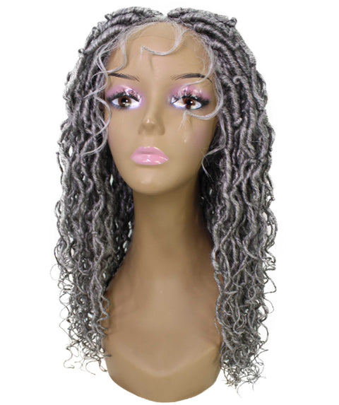 Diamond Grey Locs Lace Wig