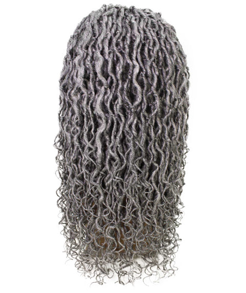 Diamond Grey Locs Lace Wig