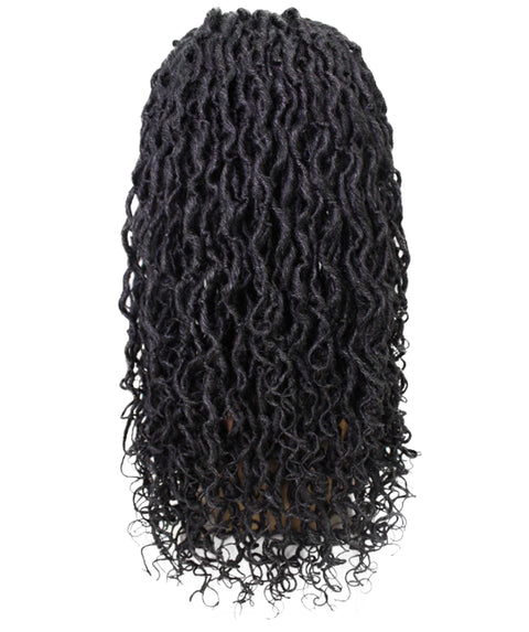 Diamond Salt and Pepper Grey Locs Lace Wig