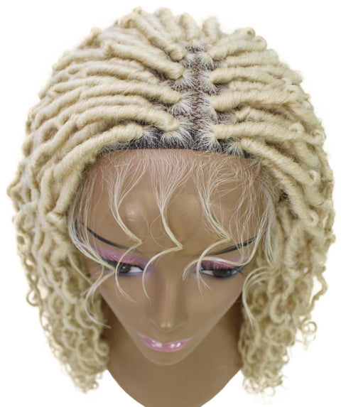 Diamond Light Blonde Locs Lace Wig
