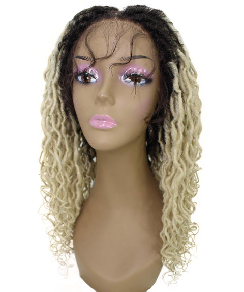 Diamond Blonde Ombre Locs Lace Wig
