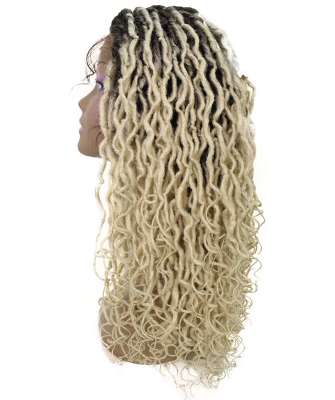Diamond Blonde Ombre Locs Lace Wig