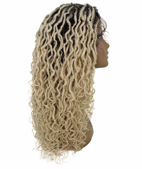 Diamond Blonde Ombre Locs Lace Wig