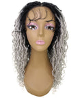 Diamond Grey Ombre Locs Lace Wig
