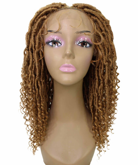 Angel Golden Blonde Locs Twists Lace Wig
