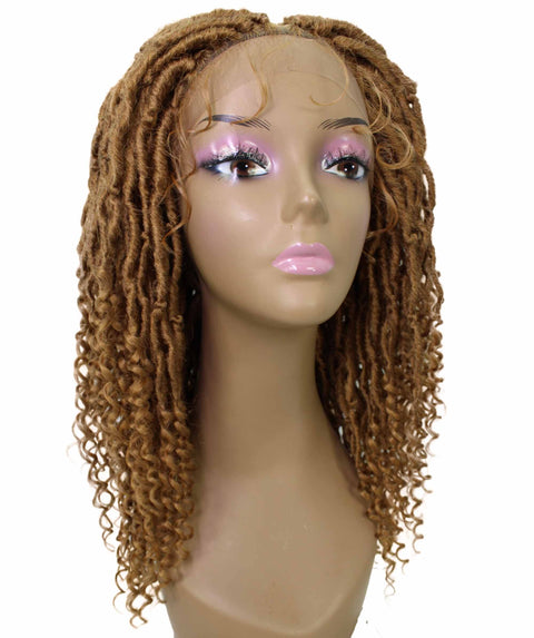Angel Golden Blonde Locs Twists Lace Wig