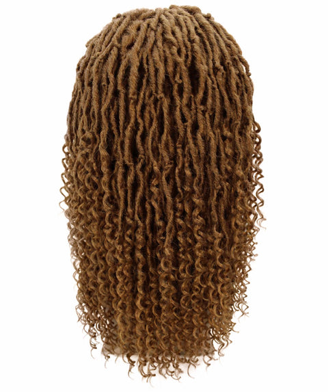 Angel Golden Blonde Locs Twists Lace Wig