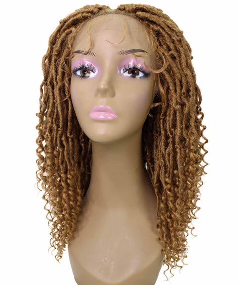 Angel Golden Blonde Locs Twists Lace Wig
