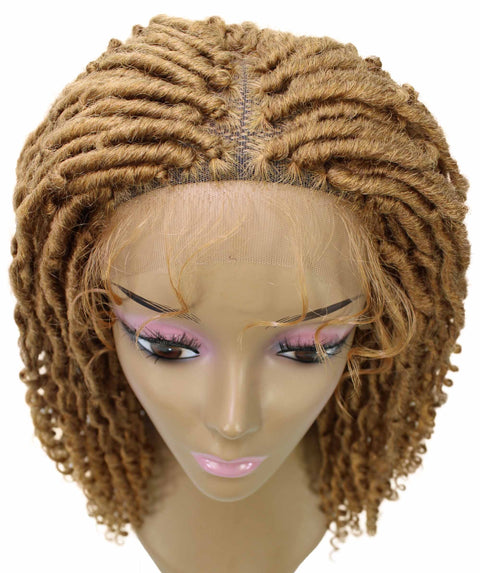 Angel Golden Blonde Locs Twists Lace Wig