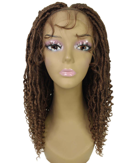 Angel Copper Blonde Locs Twists Lace Wig