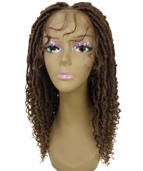 Angel Copper Blonde Locs Twists Lace Wig